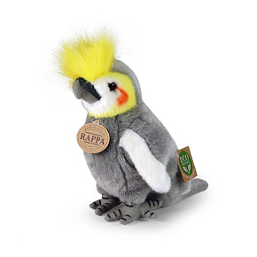 Plyšový papoušek korela chocholatá 18 cm ECO-FRIENDLY