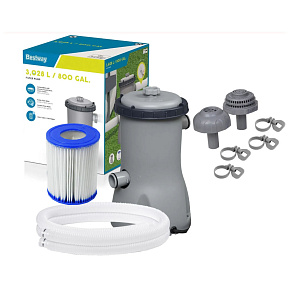 Bestway 58386 filtrační čerpadlo pro bazén 3028l/h Bestway 58386 filtrační čerpadlo pro bazén 3028l/h