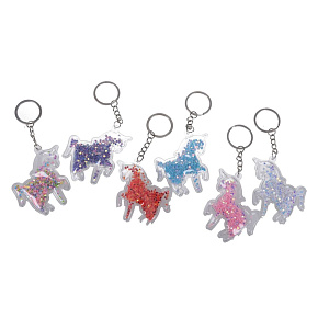 Klíčenka s glitrem - Jednorožec (Balení 12 ks) Klíčenka s glitrem - Jednorožec (Balení 12 ks)
