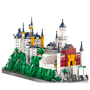 Lebula stavebnice sada 1969 ks kompatibilní zámek Neuschwanstein