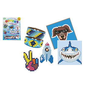 Dotzies Kreativní sada 6 projektů Diamantové malování v krabici 25x32x4,5cm Dotzies Kreativní sada 6 projektů Diamantové malování v krabici 25x32x4,5cm