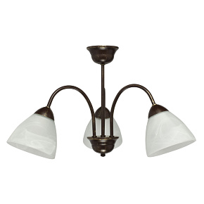 Lemir Lustr O3443 W3 BR FRIDA 3 přisazený patina