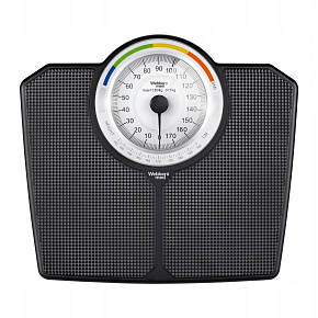 Classic Mechanical Bathroom Scale up to 180 kg Black WEBBER BMI