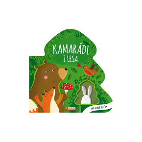 Knížka Kamarádi z lesa 20x20cm 12m+