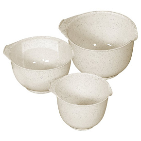 Set 3 šlehacích mís bílá Set 3 šlehacích mís bílá