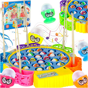 Rodinná dovednostní hra rybaření 24 rybek