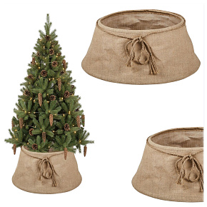 Lebula obal na stojan pod vánoční stromek z juty Lebula obal na stojan pod vánoční stromek z juty