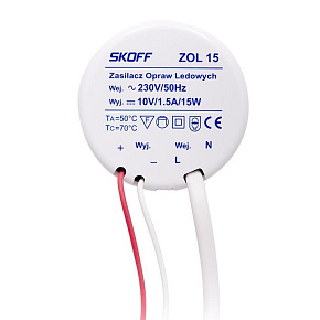 SKOFF Trafo ZL-015-C-1-1 LED napaječ 10V/15W ZOL 15