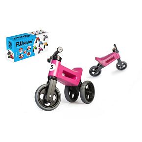Odrážedlo FUNNY WHEELS Rider Sport růžové 2v1, výška sedla 28/30cm nosnost 25kg 18m+ v krabici Odrážedlo FUNNY WHEELS Rider Sport růžové 2v1, výška sedla 28/30cm nosnost 25kg 18m+ v krabici