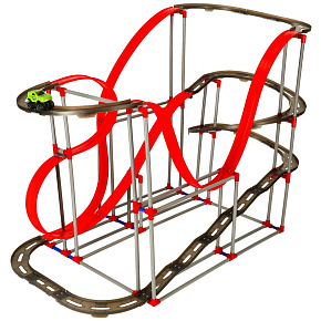 Magnetická autodráha antigravitační 130cm XXL 175ks.