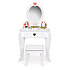 Large Wooden Vanity Table for Children with Mirror for Girls ECOTOYS