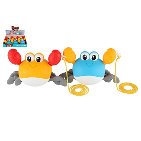 Krab lezoucí na natažení plast 20x12cm 2 barvy 6ks v boxu Krab lezoucí na natažení plast 20x12cm 2 barvy 6ks v boxu