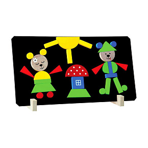 Magnetické puzzle Medvědi v krabici 33x23x3,5cm