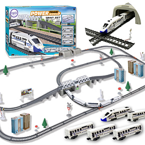 WOOPIE Elektrická vláčkodráha Obrovská 914 cm Trať Most Tunel 86 ks. WOOPIE Elektrická vláčkodráha Obrovská 914 cm Trať Most Tunel 86 ks.
