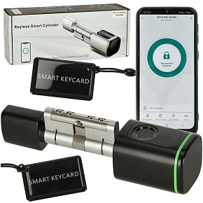 Elektronický zámek SMART inteligentní vložka do dveří otisk prstu bluetooth Elektronický zámek SMART inteligentní vložka do dveří otisk prstu bluetooth