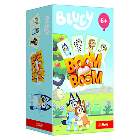 Boom Boom Bluey – společenská hra v krabici, 14 × 26 × 10 cm