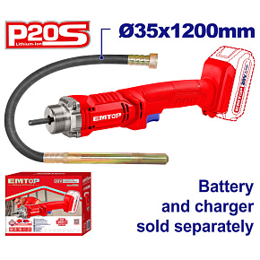 Aku 20V ponorný vibrátor pro zhutňování betonu 20V solo Aku 20V ponorný vibrátor pro zhutňování betonu 20V solo