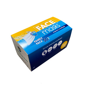 Orange Care - Jednorázová obličejová maska - 50 ks. Roušky