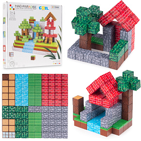 Lebula magnetické stavebnice sada 72 ks prvků pro děti