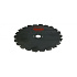 Ocelový nůž pro křovinořezy EIA - 24-zubý  x 225mm x 1,8mm, středový otvor 20mm