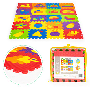 EVA Foam Educational Play Mat Puzzle 20 Pieces 148x119 cm ECOTOYS