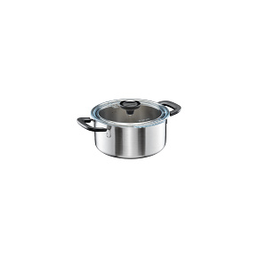 Hrnec s pokličkou 3L nerezová ocel