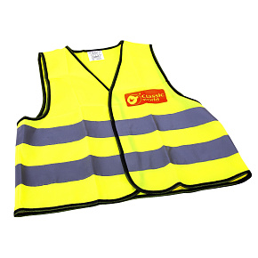 CLASSIC WORLD EDU Výstražná Reflexní Vesta Cyklistická Stavební Univerzální