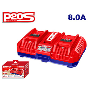 Duální nabíječka 20V 8.0A