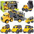 WOOPIE Odtahovka Sada 4v1 Stavební Vozidla