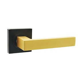 Klika QUBIK-QR černá/K-GOLD MAT