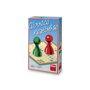 Člověče, nezlob se cestovní společenská hra v krabičce 12x18x4cm