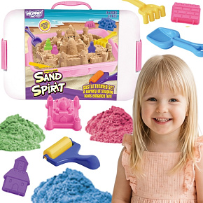 WOOPIE Zestaw Piasek Kinetyczny SAND SPIRIT Zamek 24 el. WOOPIE Zestaw Piasek Kinetyczny SAND SPIRIT Zamek 24 el.