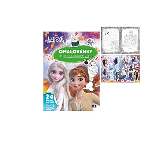 Omalovánky se samolepkami Ledové království/Frozen A4 21x30cm Omalovánky se samolepkami Ledové království/Frozen A4 21x30cm