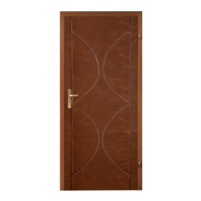 STANDOM Koženkové čalounění dveří vzor půlměsíc T2 Třešeň