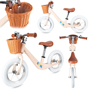 Lebula odrážedlo magnéziové s košíkem oranžové