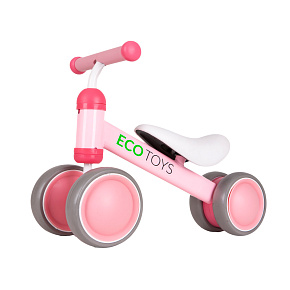Balance bike, exercise bike, mini bike for children, pink ECOTOYS Balance bike, exercise bike, mini bike for children, pink ECOTOYS