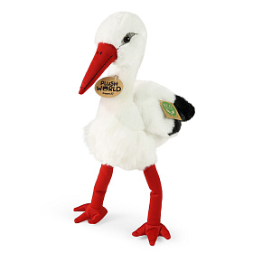 Plyšový čáp 32 cm ECO-FRIENDLY PLUSH WORLD Plyšový čáp 32 cm ECO-FRIENDLY PLUSH WORLD