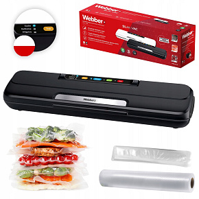 Vacuum Sealer for Food Packaging 110W Accessories Black