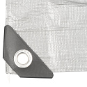 Plachta Procraft ST6x8 200g/m2 nepromokavá s oky 6x8 m stříbrná