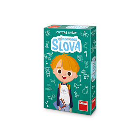 Chytré kvízy Vyjmenovaná slova naučná společenská hra v krabičce 11,5x18x3,5cm