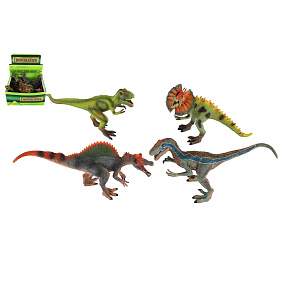 Figurka dinosaurus plast 34x17cm mix druhů v sáčku 8ks v boxu Figurka dinosaurus plast 34x17cm mix druhů v sáčku 8ks v boxu