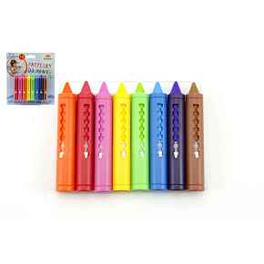 Pastelky do vany 8 ks na kartě 17x18,5cm