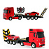 Lebula dálkově ovládané auto RC pilot velká sada 2 aut Mercedes Actros s návěsem 1:24 RTR červený
