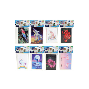 Diamantové malování s doplňky mix barev v sáčku 13x22x2cm Diamantové malování s doplňky mix barev v sáčku 13x22x2cm