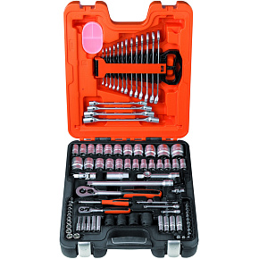 1/4", 1/2" Sada nástrčných klíčů + oboustranné klíče