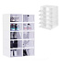 Shoe organizer, modular plastic cabinet (10 pcs)