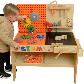 MASTERKIDZ Dřevěná Dílna XXL Montessori STEM s Nástroji MASTERKIDZ Dřevěná Dílna XXL Montessori STEM s Nástroji