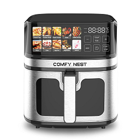 Comfy Nest CN-06160: 1700W Digitální Horkovzdušná Fritéza - 8L Comfy Nest CN-06160: 1700W Digitální Horkovzdušná Fritéza - 8L
