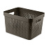 Úložný box INFINITY 17l recyklovaný plast hnědý