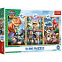 Puzzle 3v1 Tlapková patrola/Paw Patrol Dino Movie: Dinosauří hrdinové 3x80 dílků v krabici